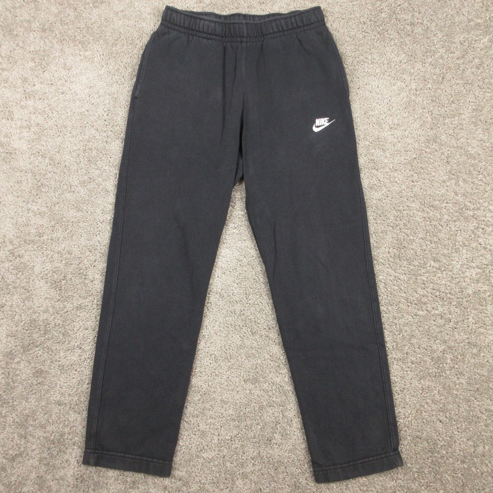 Nike Sweatpants Mens Small Black Sportswear Club Fleece Comfort Casual Sport